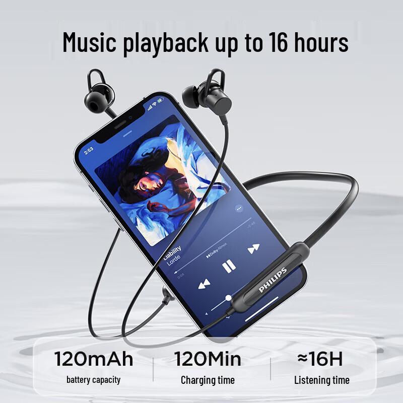 Philips TAN1120 Sport Neckband Bluetooth Earphones