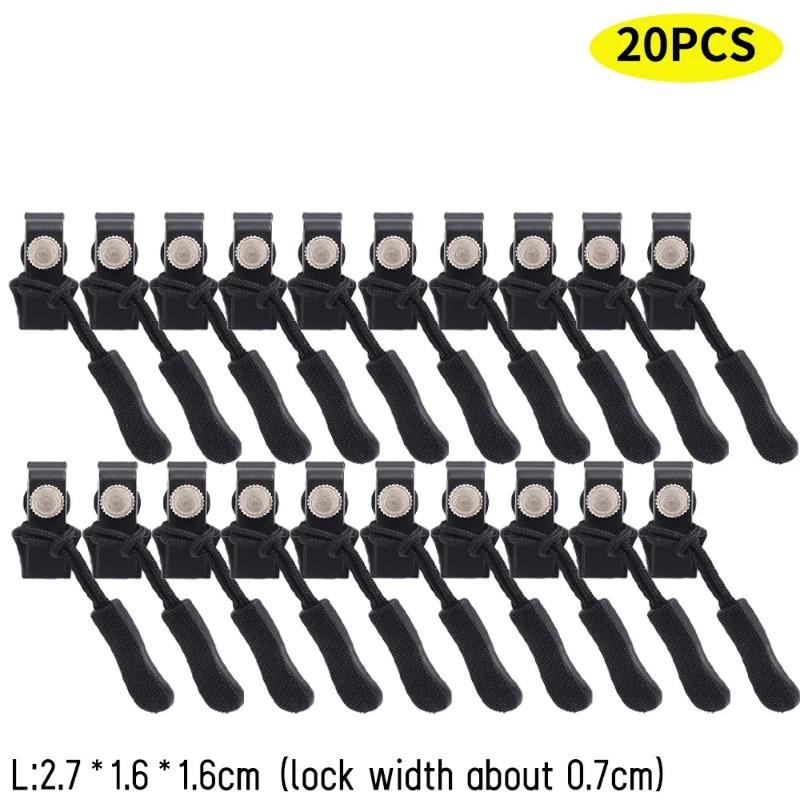 Zipper Universal Repairer for Replacing Metal Zippers, Backpack Accessories, Outerwear, Clothes, Tool Free, Detachable Zippers