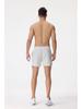Solid Color Men's High-Elastic Cotton Running Shorts