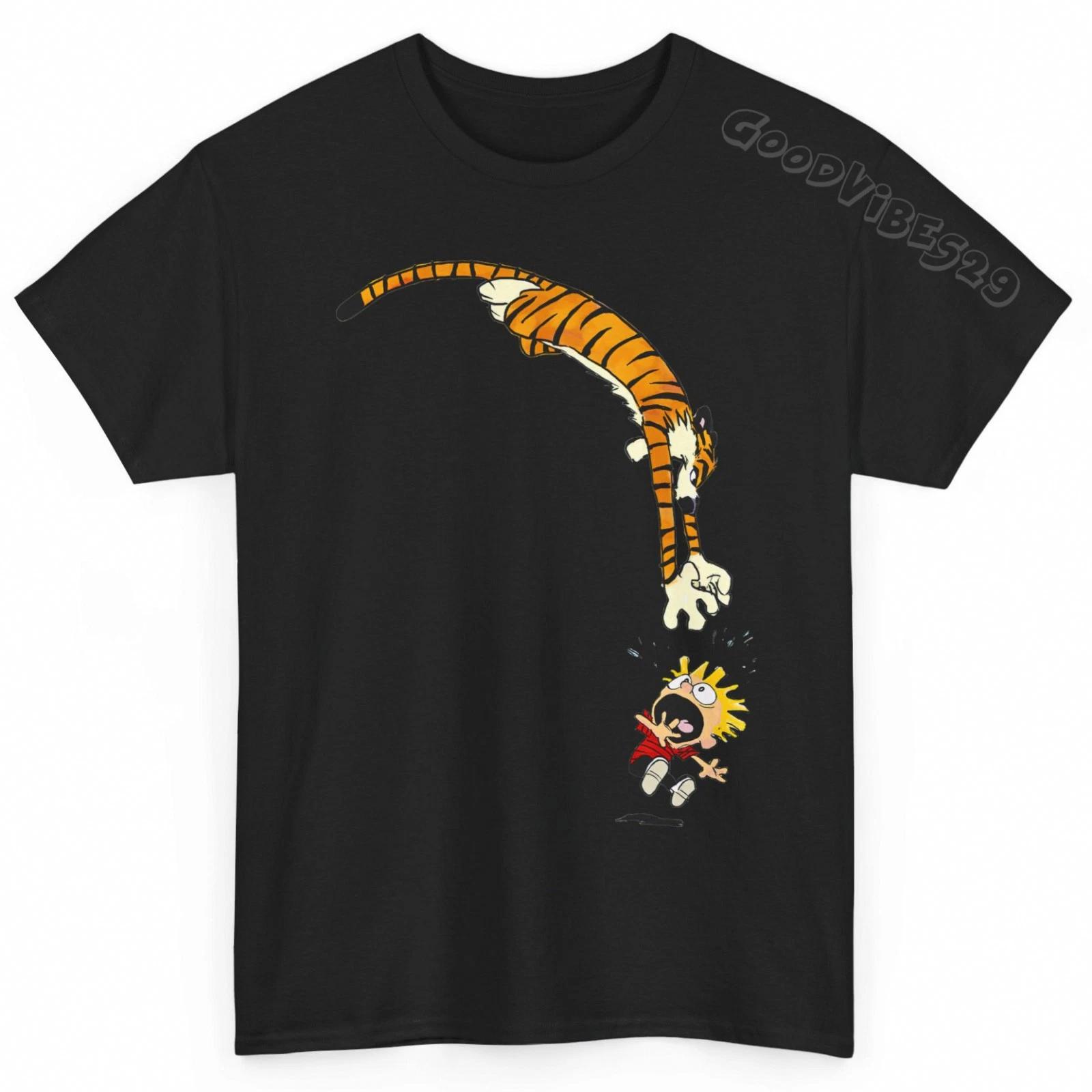 Calvin And Hobbes Comics Fan 90s Vintage Funny S-5XL T-Shirt Men Women Unisex XXXL