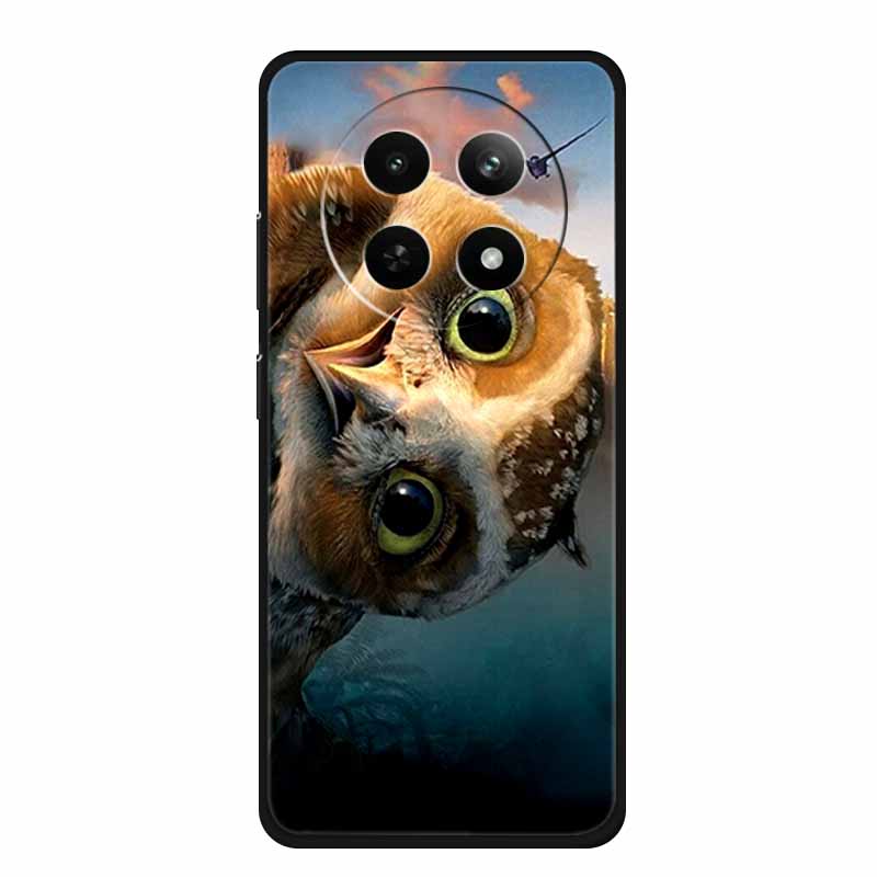 For Realme 13+ 5G Case Animals Soft Silicone TPU Phone Cases Back Cover For OPPO Realme 13 Plus 5G RMX5002 Wolf Protector Coque