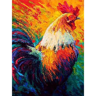 Ricamo Diamante Gallo Animale Fatto a Mano Pittura Diamante Mosaico Ricamo a Punto Croce Decorazione Casa