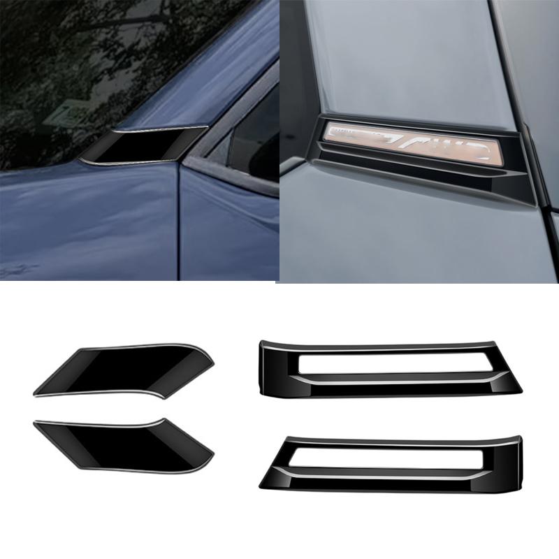For Subaru Forester 2024 2025 2026  Front Side Foliage Leaf Fender Vent Air Outlet A C Pillar Trim Rear Window Quarter Cover
