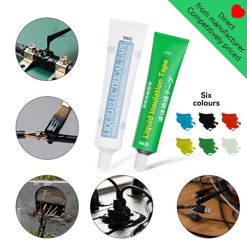 Wasserdichter Flüssiger Elektriker-Klebeband Isolierkleber Reparatur Gummi Befestigt Elektrischer Draht Kabel Flüssige Isolierhülse