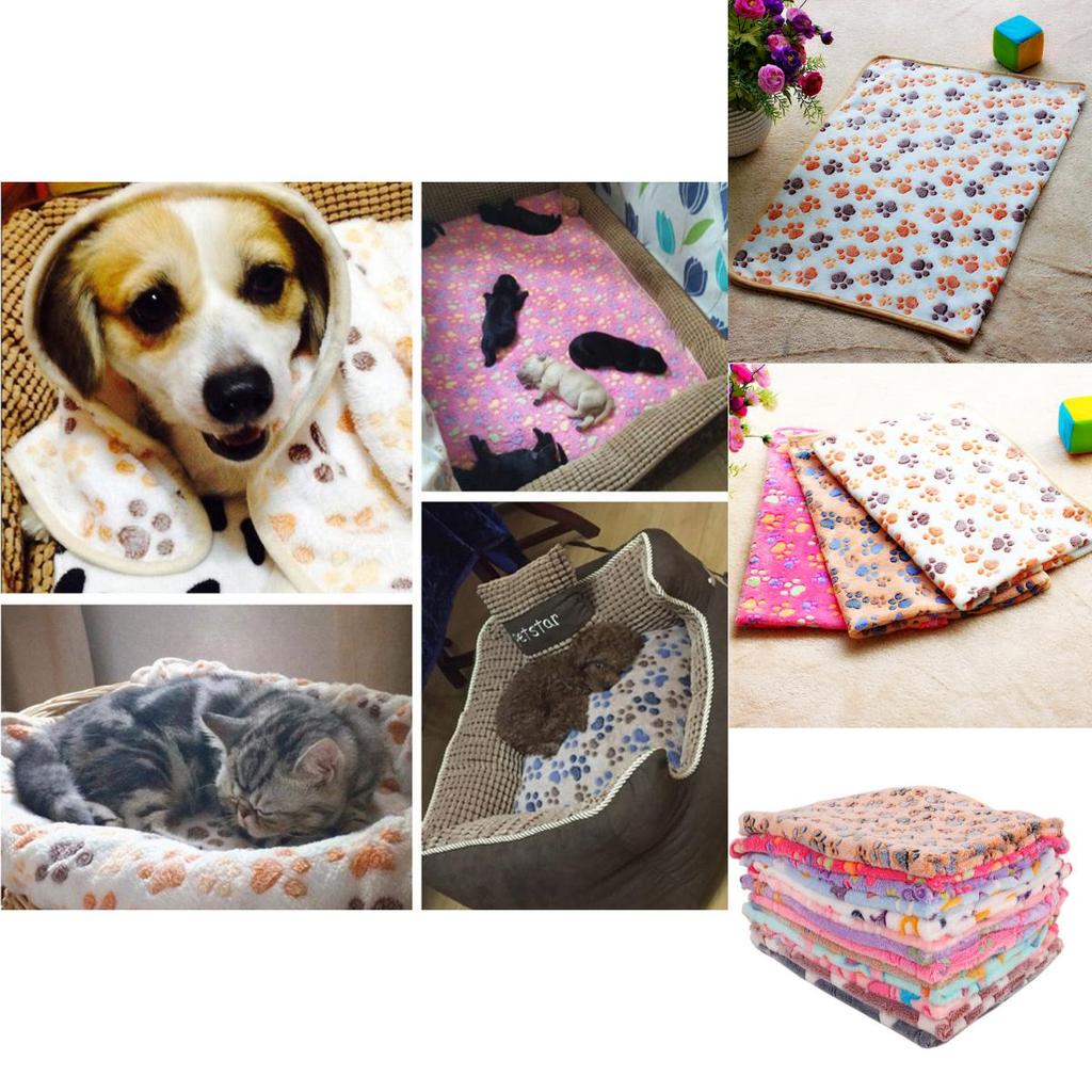 Cozy Plush Pet Blanket For Dogs Available In Multiple Colorful Designs And Sizes