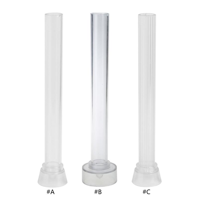 26 cm Lång Stång Kyrka Julkläppform Stor Cylinder Randig Plastkläppform DIY Hantverk Lera Klapptillverkning