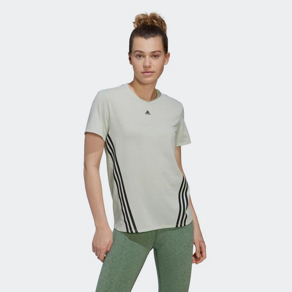 Y7366 adidas TrainIcons 3-Stripes Tee HK6976 WOMEN'S SPORTS T-SHIRT XS