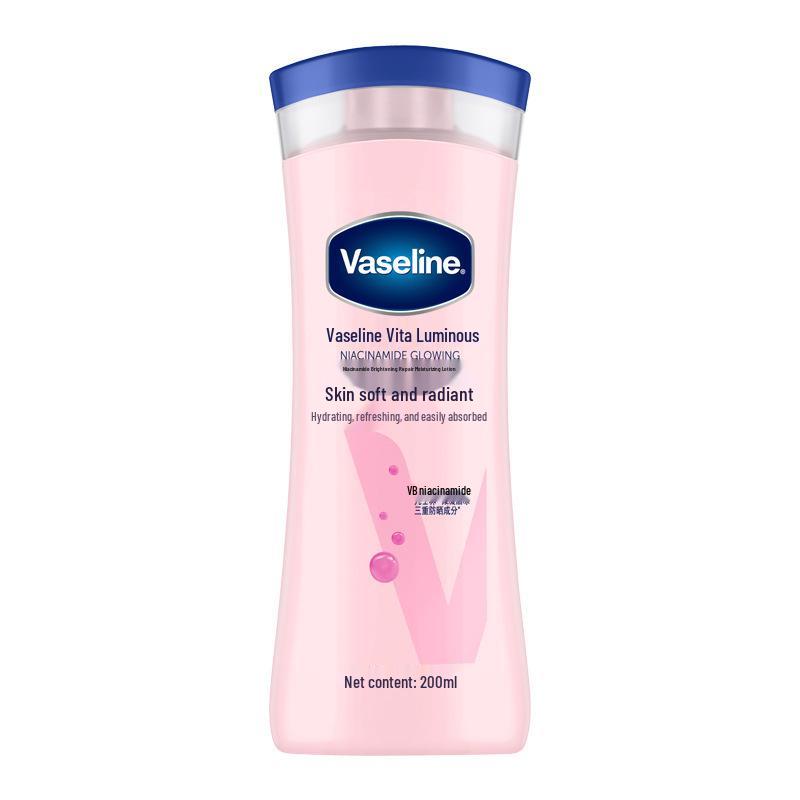 Vaseline Intensive Care Nawilżający balsam do ciała dla skóry wrażliwej z niacynamidem, rozjaśniający, 200g/400g