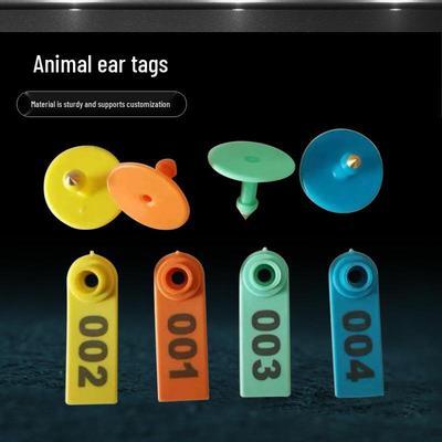 Sheep Ear Tags with Numbers - Blank Number Plates for Livestock Marking