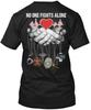 No One Fights Alone T-Shirt Made In the USA Size S To 5XL