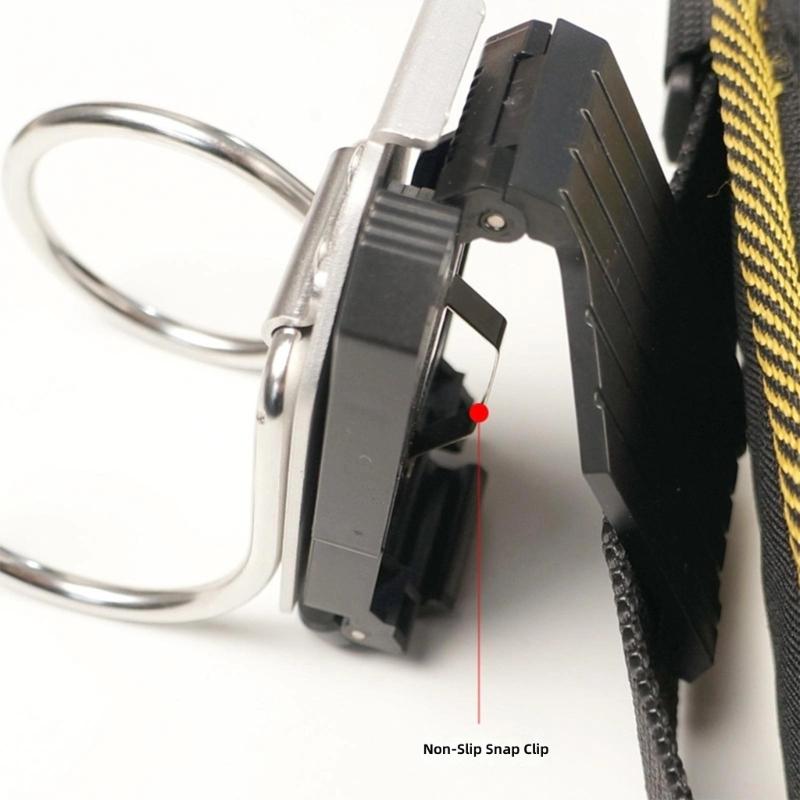 Heavy Duty Tool Belt Clip Hammer Holder Quick Response Work Belt Hook Tool Organization for Plumbers Electricians Mechanics