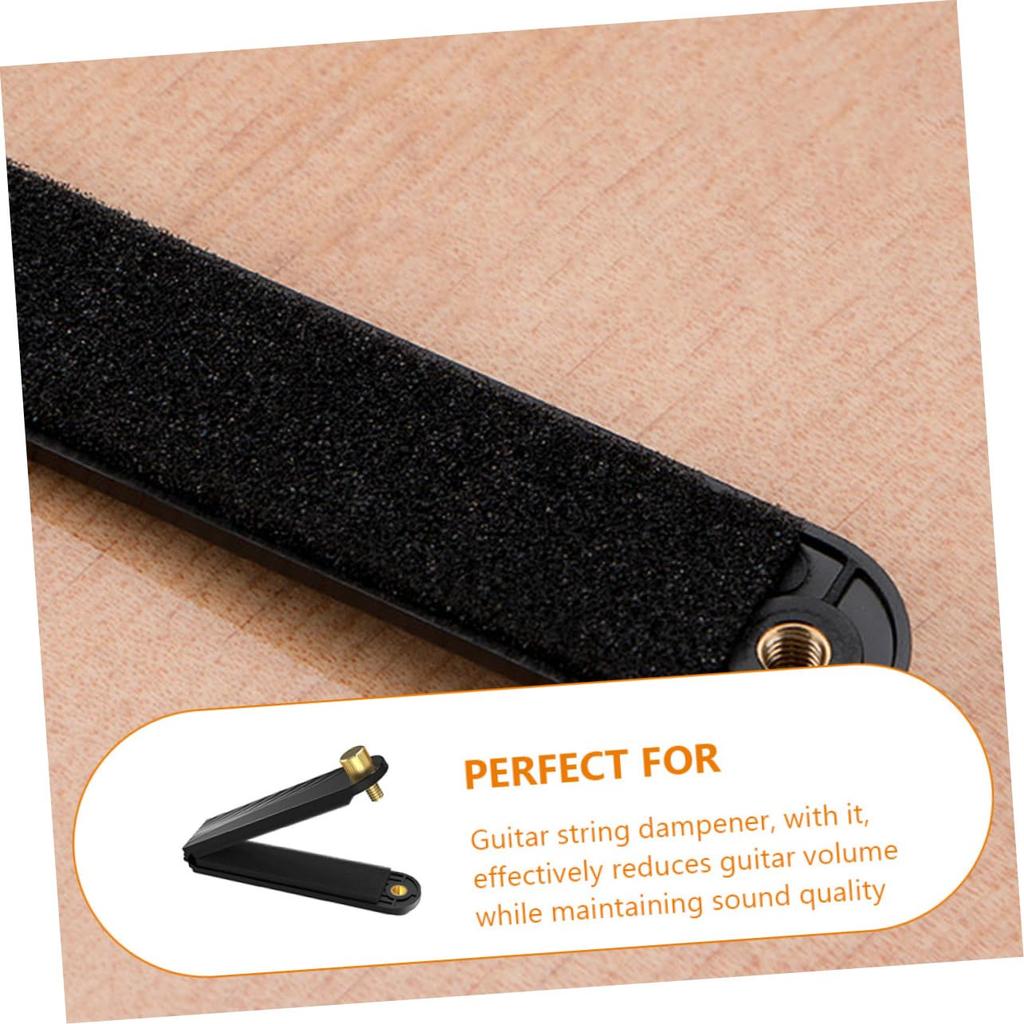 Abaodam Guitar Muting Acoustic Guitar String Mute Screw Adjustable Volume Compact for Music Late Night School Summer Festivals Stand, Accessories,