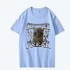 Certified Freak Funny Cat Meme T Shirt men women Oversized 100% Cotton Hot sale short sleeve Summer print Unisex plus size tops