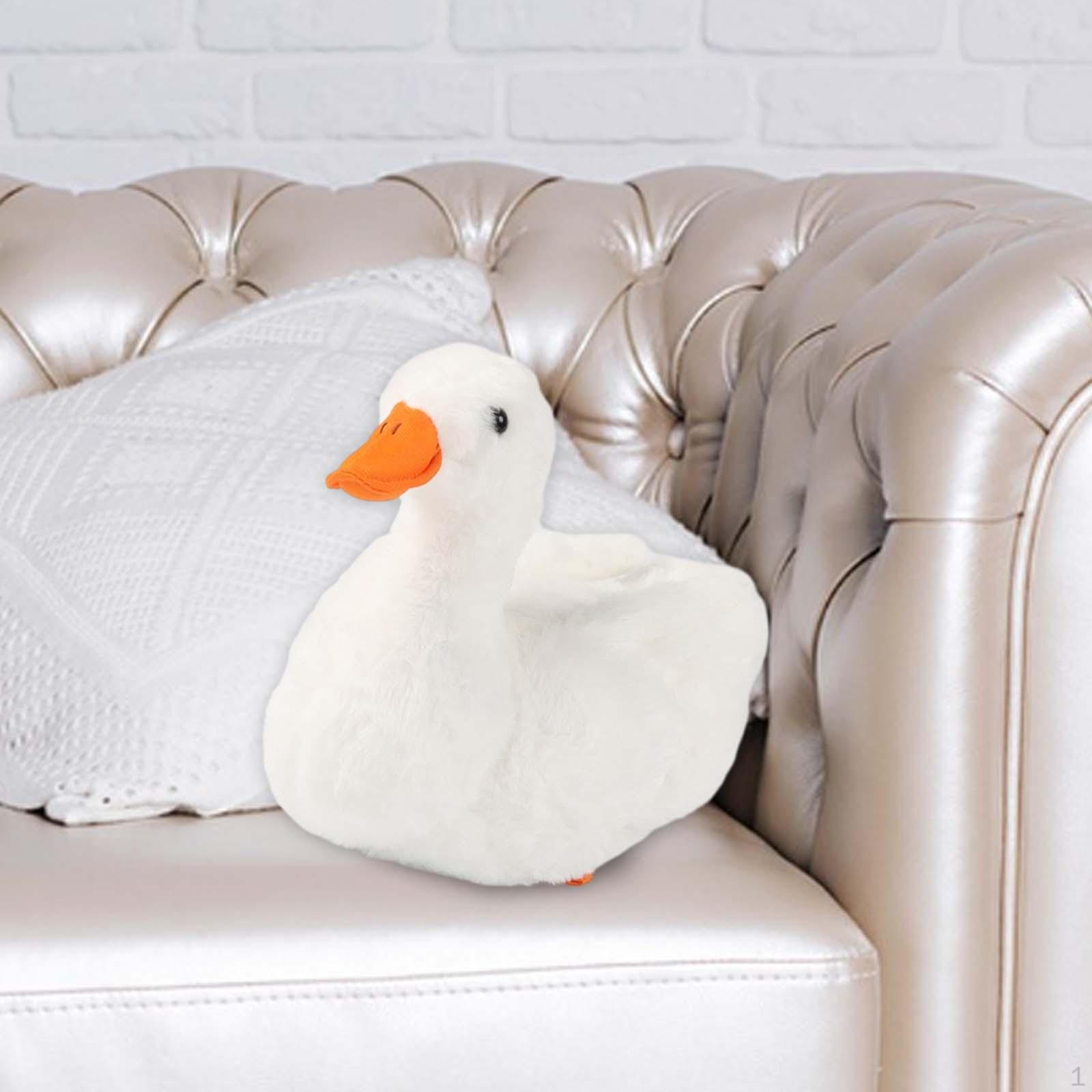 

Мягкая плюшевая игрушка в виде анимированной утки для вечеринки ко Дню святого Валентина белый