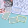 Handmade Transparent Square Carved Plate for DIY Resin Jewelry and Toy Accessories