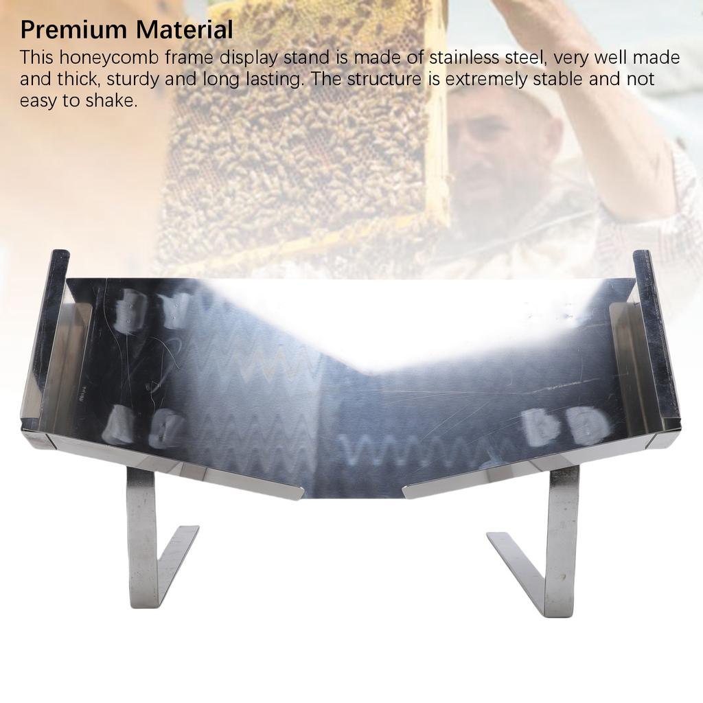 Wabenrahmen Ausstellungsständer Waben Honig Ausstellungsständer Edelstahl Honig Entdeckelungshalter für Imkerei Restaurants Bäckereien