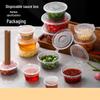 Disposable 3oz PP Plastic Sauce Cups with Lids