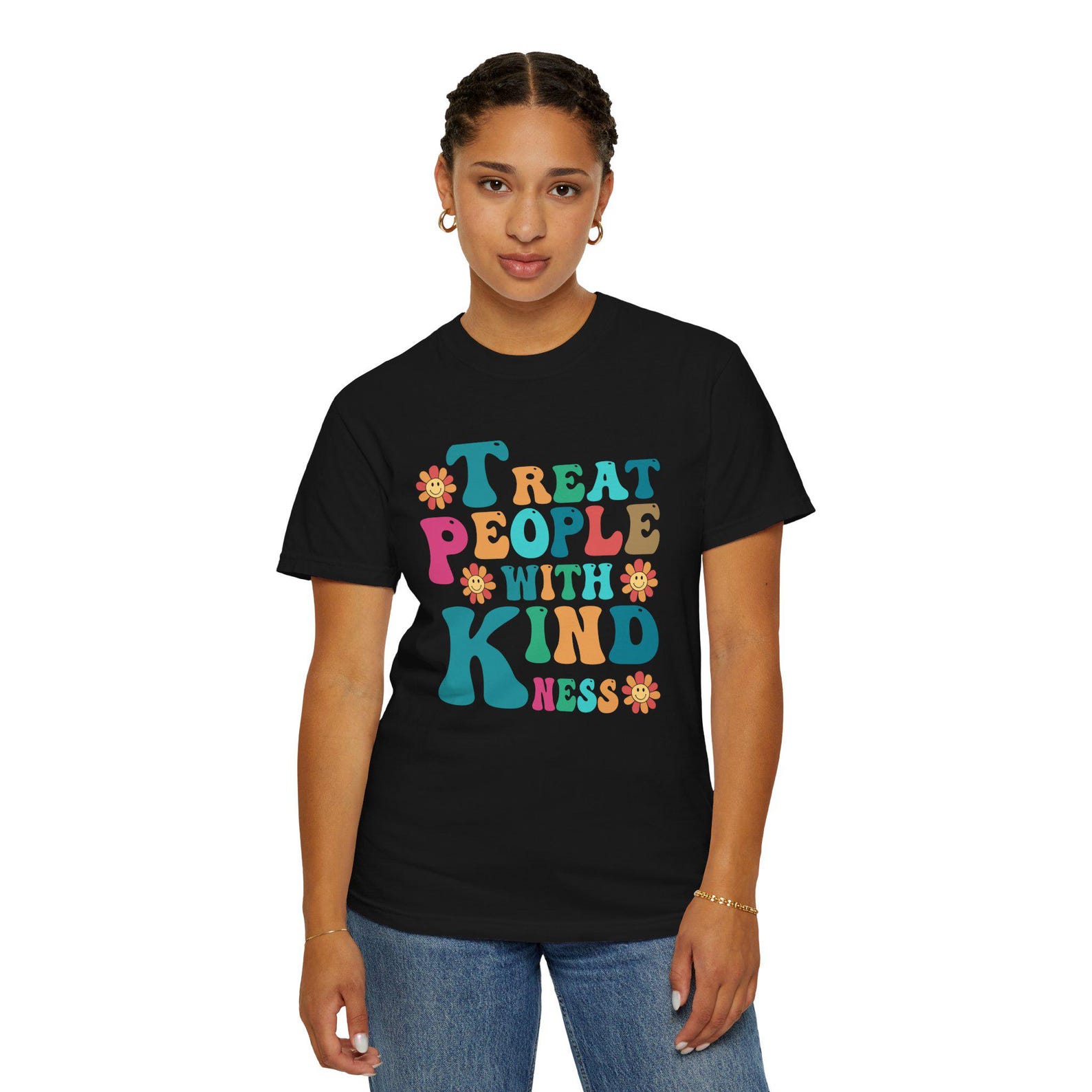 Unisex Garment-Dyed T-Shirt, Treat People With Kindness Design 3XL