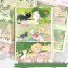 A5 Beautiful Girl Series Notebook - Trendy Leather Cover, Color Pages, Cool Cartoon Design, High-Value Student Diary