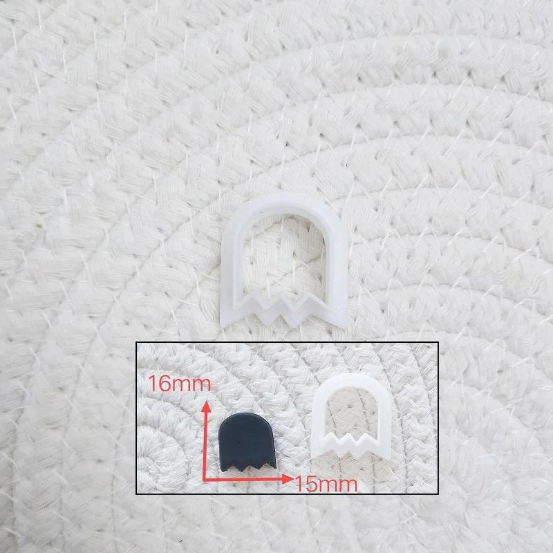 Moon Flower Coral Irregular Arch Shape Polymer Clay Cutter Handmade Plastic Pottery Polymer Cutter for Jewelry and Earring Shape