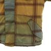 BURTON Check Pattern snow board Jacket M Yellow Kid's Used
