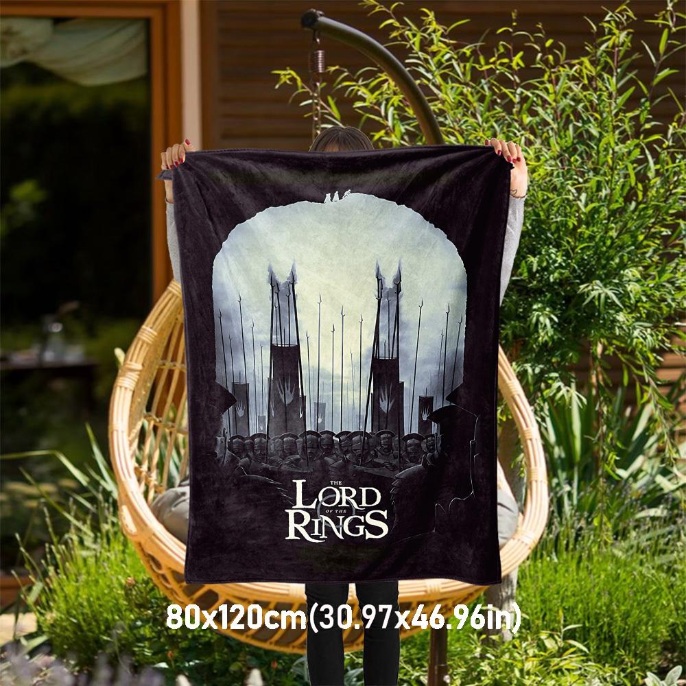 

1pc The Lord of the Rings - Throw Blanket, Soft, Flannel Blankets, Living Room, All Seasons Use-1021155 80x120cm