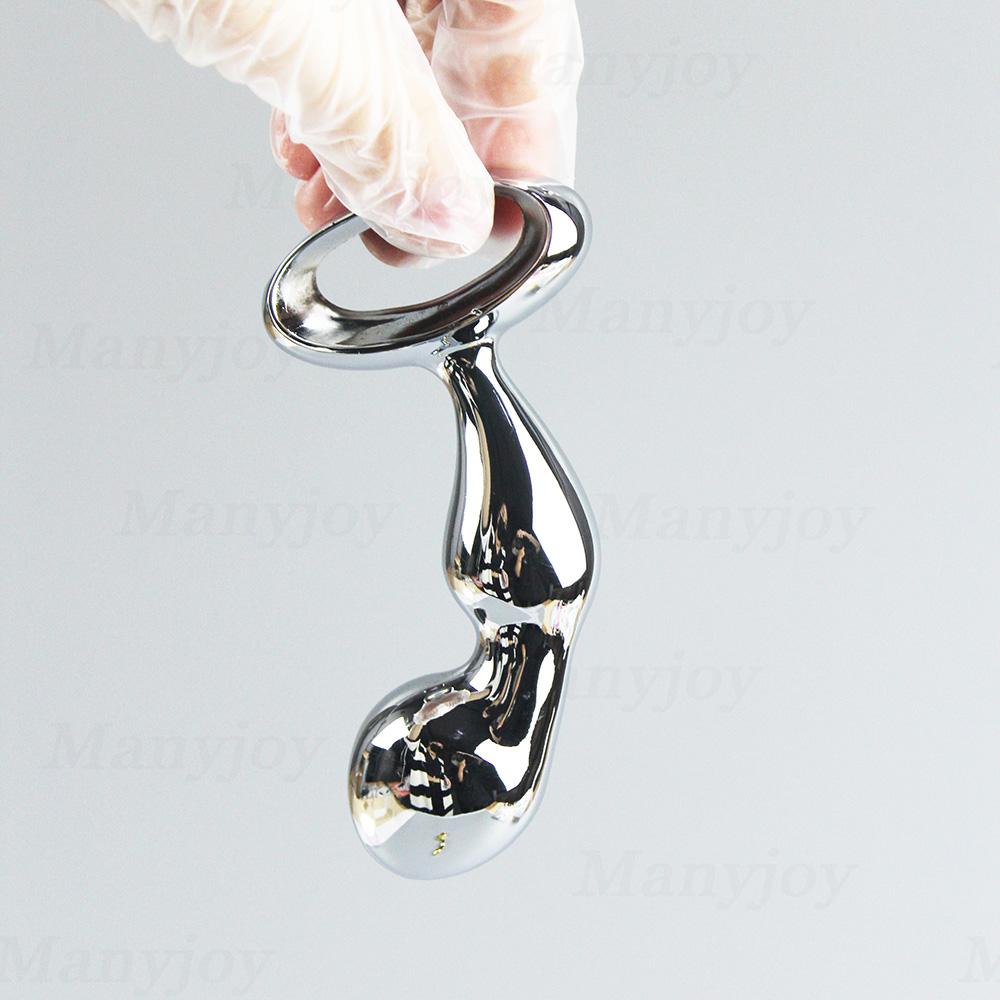New High Quality Stainless Steel Anal Plug Metal Prostate Massage Wand Butt Plug Sex Toys for Men Women Gay Erotic Adult Product