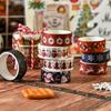 6Pcs Washi Tape Set Festival Christmas Masking Tape Journal Supplies Washitape Stationery Scrapbook Decorative Adhesive Tape