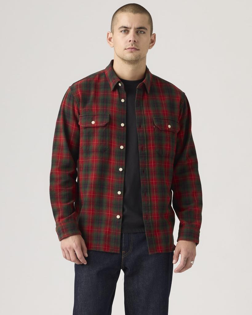 Levi's JACKSON WORKER Check Worker Shirt Long Sleeve Men's 19573-0284 US XL