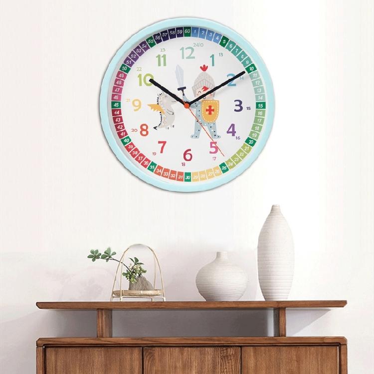 10inch Kids Learnings Clock, Kids Clock for Bedrooms, Playrooms Wall Decors