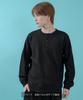 [IMPROVES] [SIDEWAYSTANCE] Waffle Henley Neck Long Sleeve T-Shirt