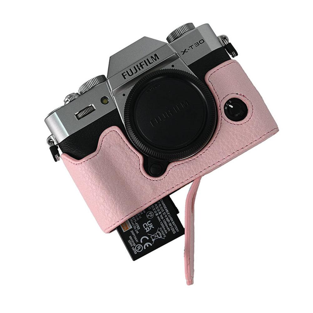 PU Camera Half Case for Fujifilm XT30 XT30II XT30III XT10 XT20 Leather Shoulder Strap Base Cover