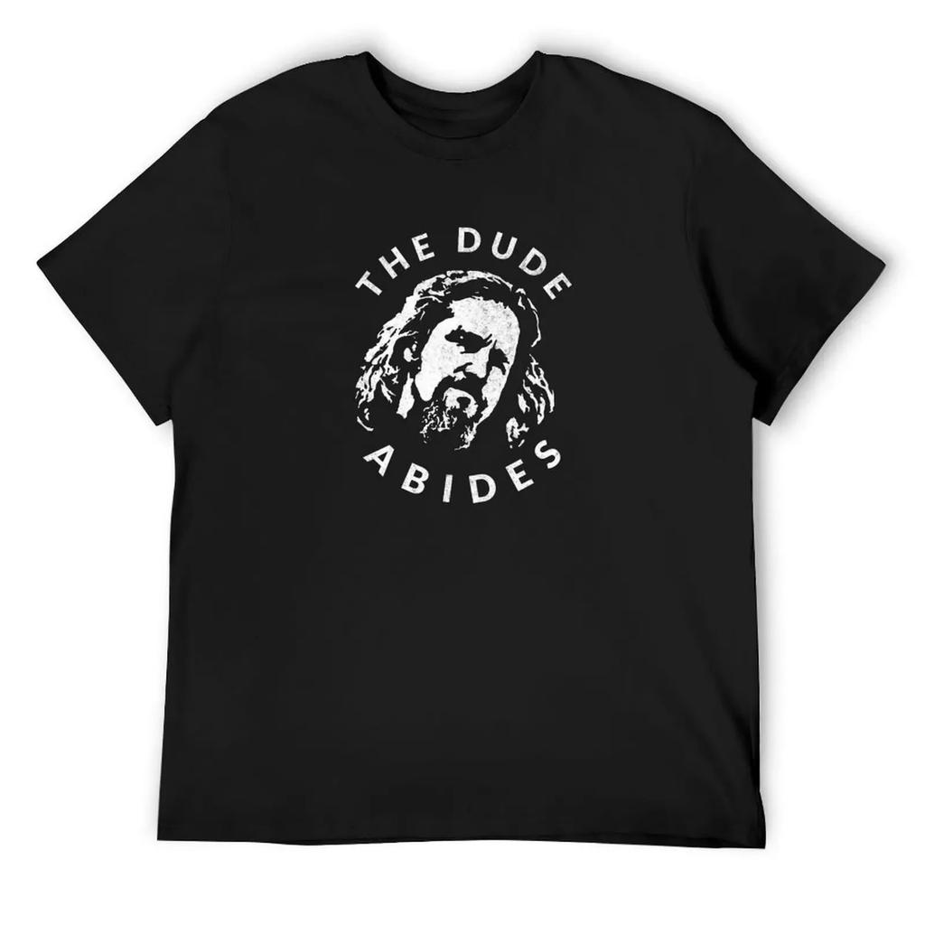 The Dude Abides T-Shirt T-shirts man rapper graphic tees sports fans outfits for men