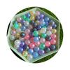 100Pcs 16MM AB Round Pearl-Colored Acrylic Loose Spacer Beads With for Bracelet Necklace Earrings Jewelry Making DIY