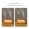 Creative USB Snow Mountain Humidifier: Dual Spray, Large Mist Output, with Ambient Light for Home or Bedroom