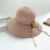 Süßer Blumen-Schleifen-Strohhut Sonnenschutz Strandhut Für Damen Frühling Sommer Herbst