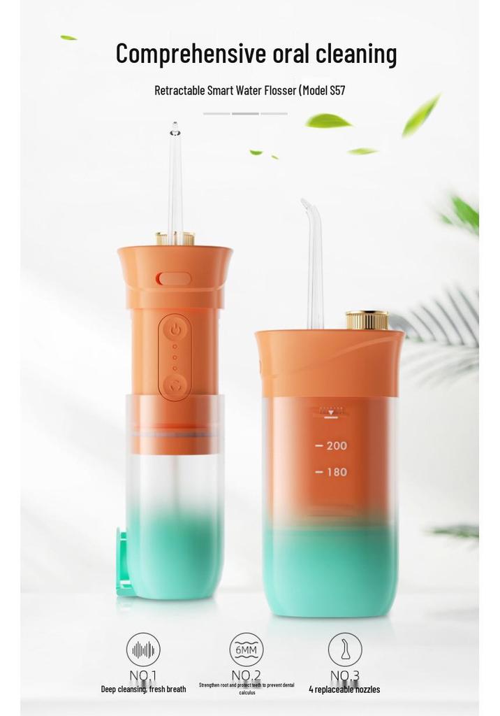 Portable Electric Water Flosser: Mini Oral Irrigator & Teeth Cleaner for Home Use