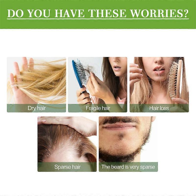 3pcs Rosemary Essential Oil for Hair Growth & Skin Care, Tough Hair Nourishing Hair Repair Damage Hair