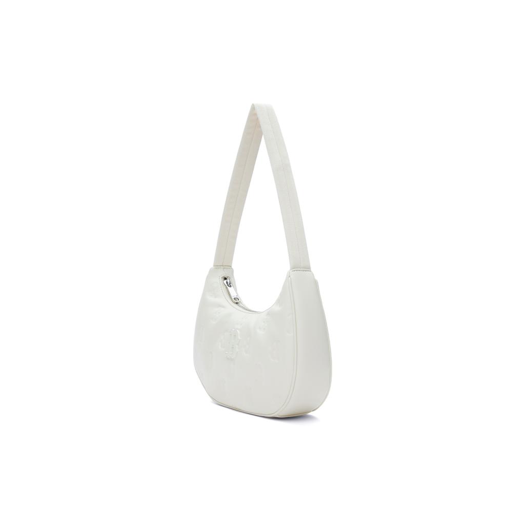 New MLB Artificial Leather Shoulder Bag Handbag Shoulder Bag Unisex Dark Cream 3ABQS024N-43CRD