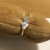 Fashion Men's Single Ring - Simple Oval-shaped Diamond Ring Suitable for Both Men and Women - Ring for The Index Finger