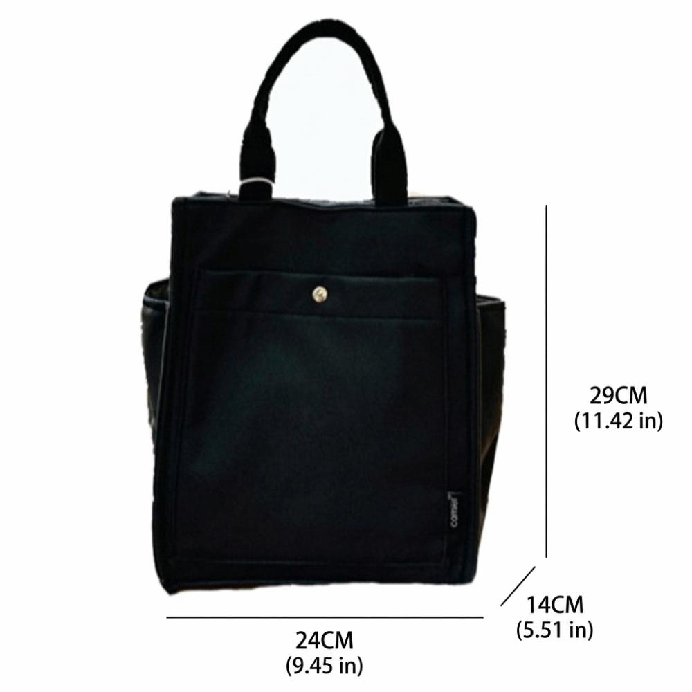 Large Capacity Shoulder Bag Multi-functional Student File Handbag Kid Tuition Bag Daily Use