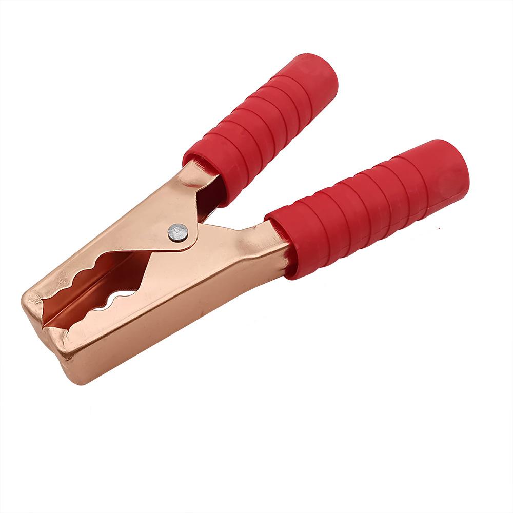 200A 14cm Alligator Crocodile Clip Car Battery Clamps Large Alligator Clips Connector Plug Power Car Accumulator Clip Red Black
