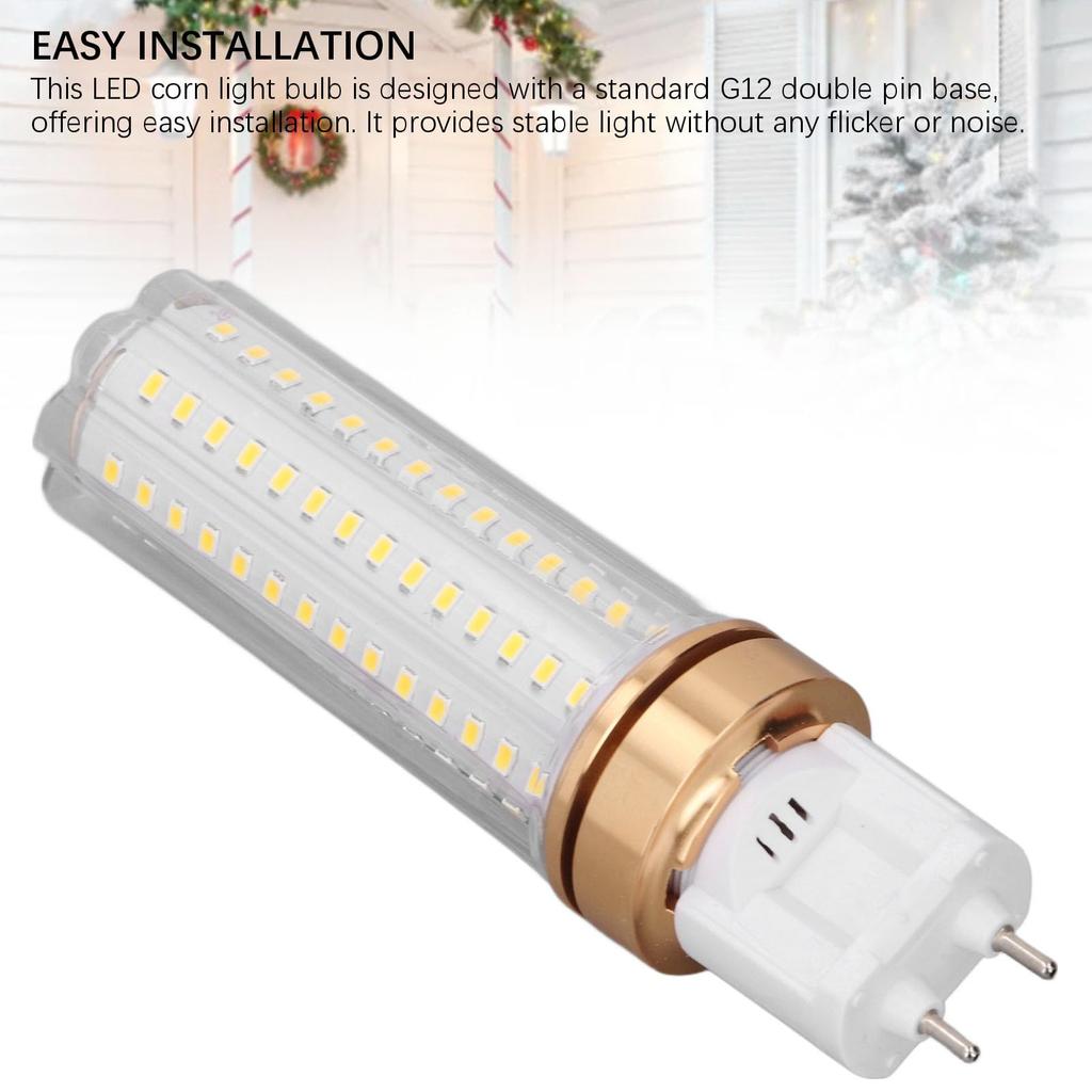 TOPINCN 20W Corn Light Bulb, Warm Light, 2000LM, 360 Degree Beam Angle, SMD Chip LED, Ceiling Light, Floor Lamp, for Office, Living Room, LED Corn