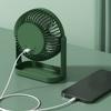 Small Desk Fan 3 Blades Multifunctional Quiet Rechargeable   Fan for Home Camping