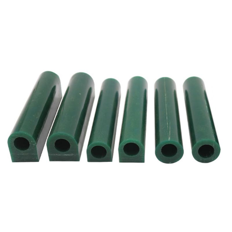 6Pcs Hard Wax Solid Carving Wax Tube Flat Side Tube Carved Sculpture Carving 1 зелёный