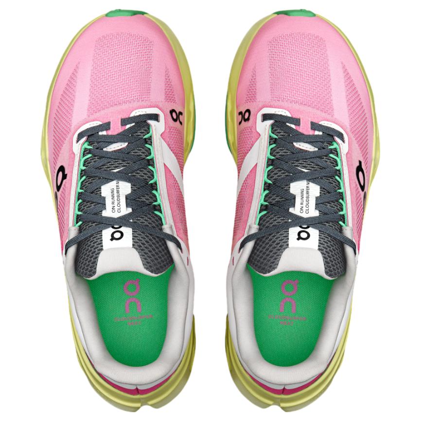 ON  Cloudsurfer Next Pink Limelight Women Sneakers 3WE30053214