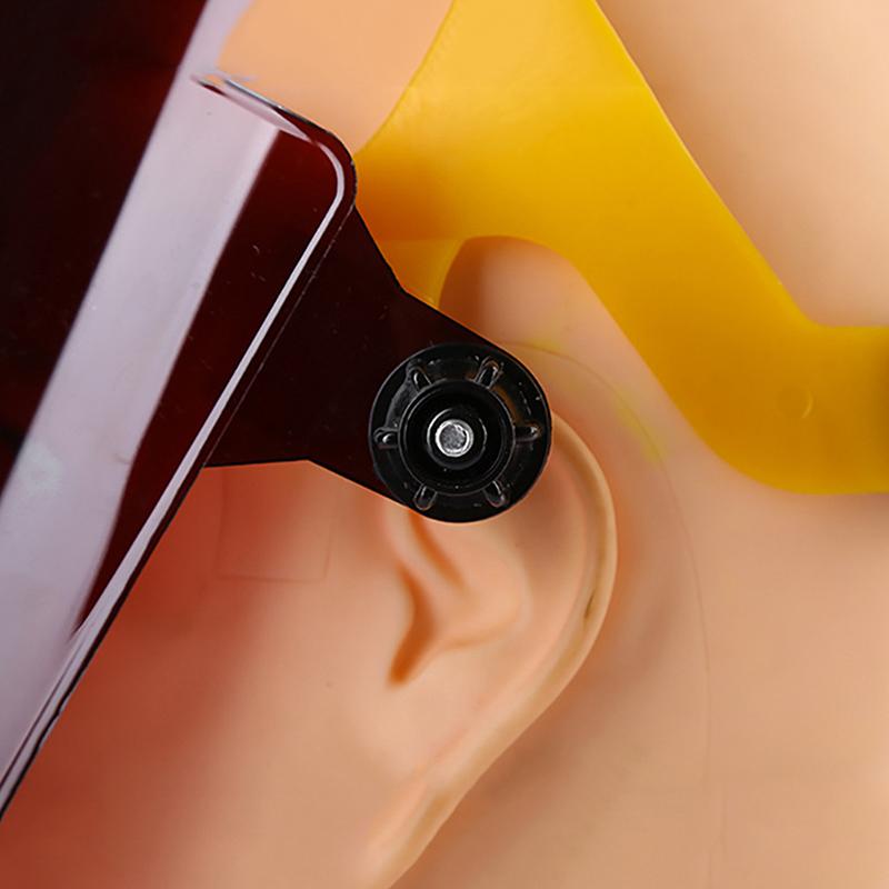 

1Pc Auto Darkening Anti Splash Safety Shield Visor Pc Plastic Portable Protective Welder Face Cover Welding Helmet one size