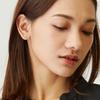 Lala Christie Moon June Platinum Women's Earrings, Birthstone, Moonstone, pt900, le102-0001-pt-06