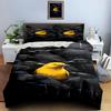 Yellow bird contrast. Bedding Duvet cover sets Duvet covers Pillowcases gifts (1 * Duvet Cover 2 * Pillowcases, without duvet insert)