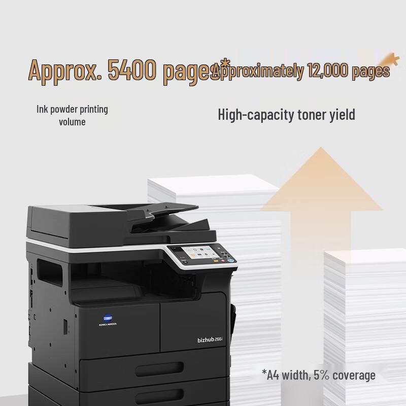 KONICA MINOLTA Bizhub A3 Black & White Laser Multifunction Printer CN Plug (adapter Included)